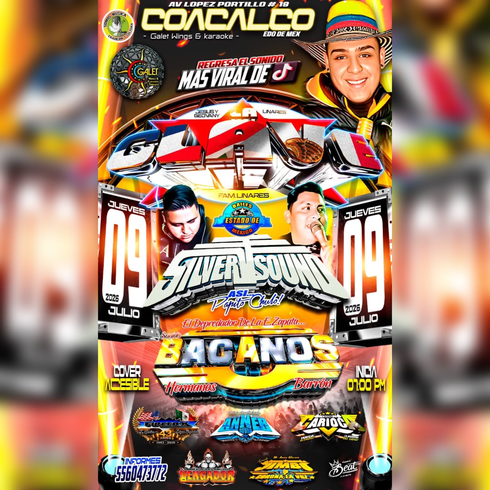 Zonas de JueBeVes Sonidero Galet Wings Karaoke